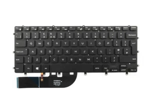 Genuine Original DELL XPS 15 7590 UK Keyboard BACKLIT with £ Key HJDT6 - Picture 1 of 2