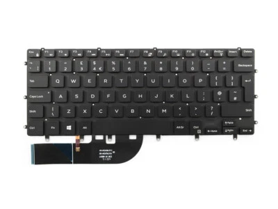 Genuine Original DELL XPS 15 7590 UK Keyboard BACKLIT with £ Key HJDT6