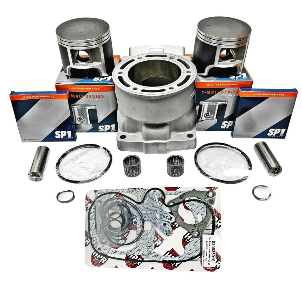 85mm STD Polaris 800 Big Block VES Cylinder SP1 Pistons Gaskets 2002 RMK 3021338 - Image 1 of 1