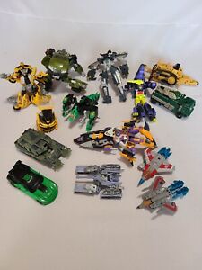 Lot of 17 - Hasbro Transformers ROTF DOTM Autobots / Decepticons PIECES / PARTS