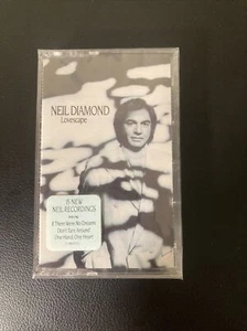 *NEW & SEALED Neil Diamond Cassette Lovescape With HYPE STICKER - Picture 1 of 4