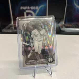 Bowman Chrome Draft Drew Gilbert 2022 primer refractor de ondas de rayos blanco y negro #BDC-152 - Imagen 1 de 2
