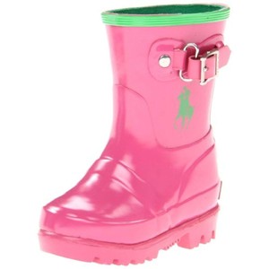 Las mejores ofertas en La Polo Ralph Lauren Chicas Rosa Botas de lluvia |  eBay