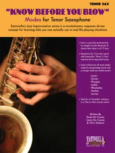 Know Before You Blow - Jazz Modes for Tenor Sax with CD * Ships from Publisher! - Picture 1 of 7