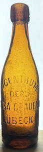 L Alte Bierflasche Hansa Brauerei Lübeck  - Bild 1 von 5