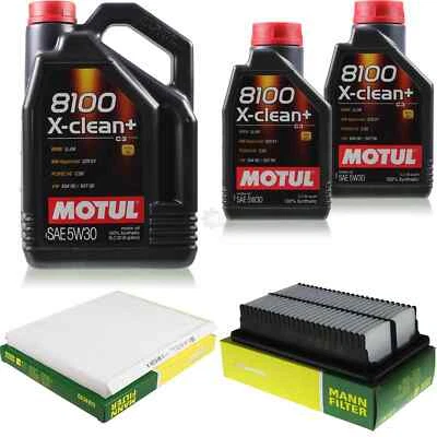MOTUL 7 L 5W-30 OLIO MOTORE + FILTRO UOMO per Hyundai i20 Coupe GB 1.4 CRDi - Immagine 1 di 4