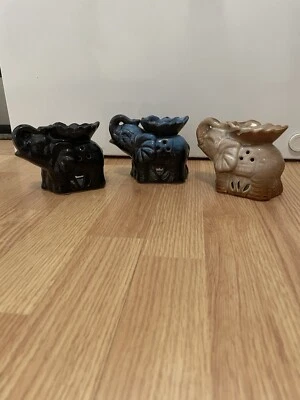 3 керамические фарфоровые горелки для расплава масла/воска чай слон - Изображение 1 из 4