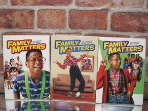 STEVE URKEL FAMILY MATTERS THE COMPLETE FIRST & SECOND THIRD DVD BOX SETS - Picture 1 of 15