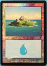 Island (337) FOIL Odyssey NM Basic Land MAGIC MTG CARD (ID# 198632) ABUGames