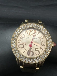 Betsey Johnson Damenuhr goldfarben funktioniert - Bild 1 von 12