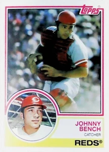 2015 Topps Archives #202 Johnny Bench corte rojo cincinnati ++ envío gratuito - Imagen 1 de 2