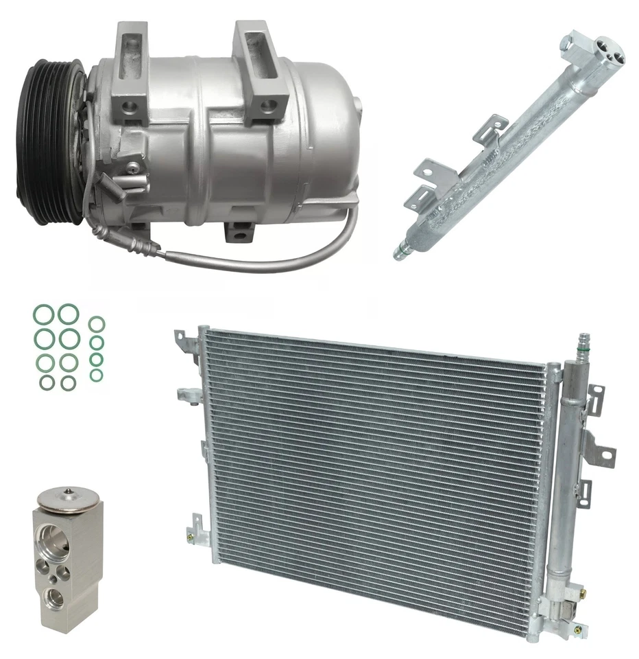 Kit de compresor de aire acondicionado RYC Reman con condensador B042A para Volvo XC90 2,5 L 2,9 L 2005 Foto 1 de 4