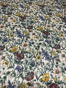 100% Silk Scarf ~ Liberty Of London Satin Floral Rachel Meadow 50x200cm / 20x78” - Picture 1 of 11