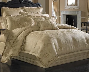 J. Juego de edredón Queen New York Napoleon, tamaño Queen - dorado envío gratuito - Imagen 1 de 3