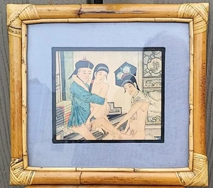 painting -love with glass bamboo frame m6 - Bild 1 von 4