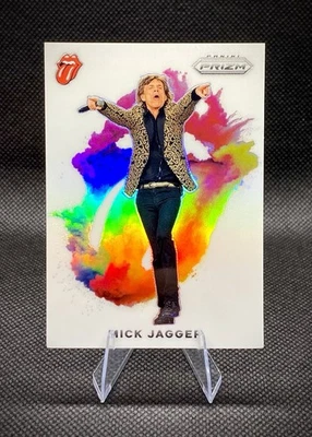 Mick Jagger 2025 Panini Prizm Rolling Stones #1 Color Blast SSP - Image 1 of 2