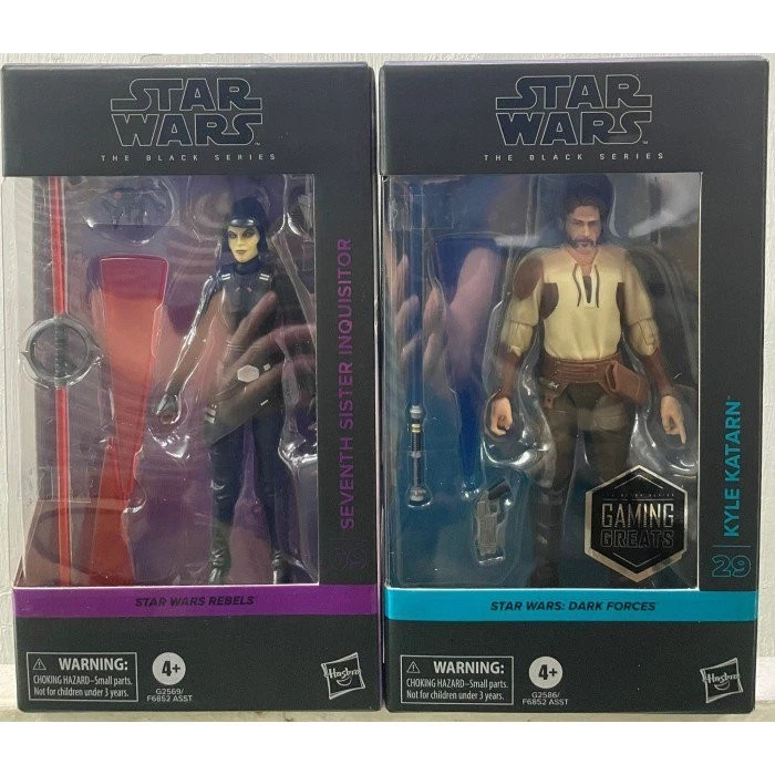 Hasbro Star Wars Black Series Séptima Hermana Inquisidor y Kyle Katarn Juego de 2 Foto 1 de 1
