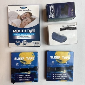 SLEEP TAPE LOT For Better Sleep 230 Total Strips / Patches + Snorer - Picture 1 of 5
