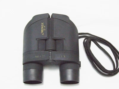 MINOX 10 -60 x 25  Zoom DAY AND NIGHT FOLDING  BINOCULARS Soft CASE GD Condition - Image 1 of 4