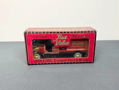ERTL 1919 GMC TANKER TRUCK BANK TRUE VALUE DIE-CAST New In Box - Image 1 of 4