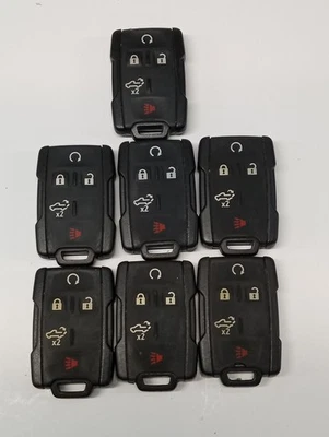 LOT OF 7 OEM GM STANDARD KEY FOB REMOTES M3N-32337200 5 BUTTONS - Image 1 of 4