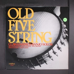 VARIOUS: old five string clawhammer banjo solos HERITAGE 12" LP 33 RPM - Picture 1 of 2