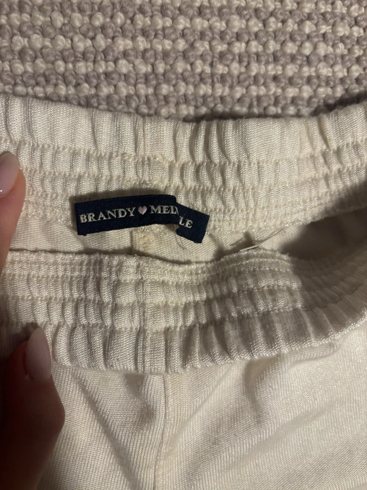 Brandy Melville Pink Sweat Shorts Womens Sz OS - Image 1 of 2