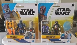 Star Wars Sabine Wren and Paz Vizsla Deluxe Action Figures By Hasbro BNOC!π₯ - Picture 1 of 8