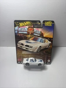 Pontiac Firebird Trans Am blanco 134 📦 📦 Hot Wheels Premium 77 - Imagen 1 de 3