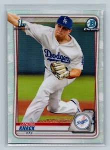 2020 Bowman Draft Chrome Refractor 1st Landon Knack #BD-52 Los Angeles Dodgers - Picture 1 of 2