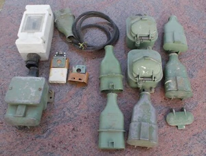 DDR Starkstrom Kraftstrom - Grimma 220/380 V Stecker Steckdose Schutzschalter - Bild 1 von 17