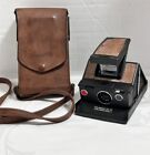 Vintage Polaroid SX-70 Aparat lądowy Model 3 ze skórzanym etui - Zobacz opis-