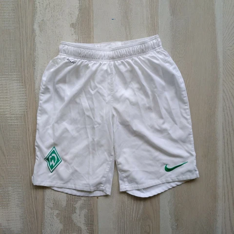 Werder Bremen Football Short White Nike 419501-105 Polyester Mens Size S Cover