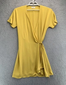 Aritzia Babaton Kleid Damen Large Cairo Gold Wallace Wickeloptik fließend Capsule modern - Bild 1 von 18