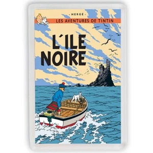 TINTIN L'ILE NOIRE FRIDGE MAGNET IMAN NEVERA - Imagen 1 de 3