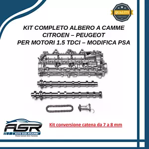 KIT MODIFIKATION NOCKENWELLEN KOMPLETT MODIFIZIERTE KETTE Ø8 CITROEN PSA 1.5HDI - Bild 1 von 2