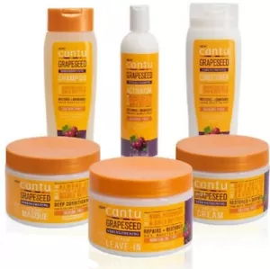 Cantu | Productos para el cuidado del cabello fortalecedor de la semilla de uva para cabello rizado y ondulado - Imagen 1 de 12