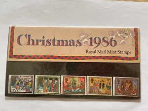 1986 Christmas Royal Mail Mint Stamps – Presentation Pack No. 176 – Collectible - Picture 1 of 4