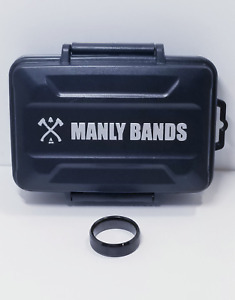 Manly Bands The Baller Black Plated Tungsten Ring