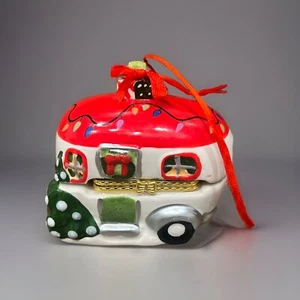 Holiday Peak Camper Ornament/Schmuckkästchen, neu mit Etikett - Bild 1 von 3