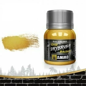 AMMO by MIG DIO Paints - DRYBRUSH Brass - Picture 1 of 1