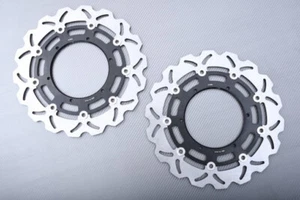 Pair Wave Floating Front Brake Discs 320mm KTM Super Adventure 1290/R/S 2016-20 - Picture 1 of 3