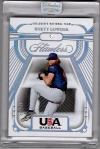 RHETT LOWDER - USA BASEBALL - DIAMOND - /25 - EINWANDFREI - Bild 1 von 2