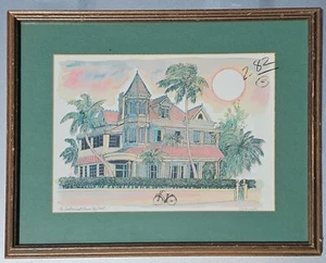 The Southernmost House Robert E Kennedy Signed Limited Edition Framed And Matted - Picture 1 of 4