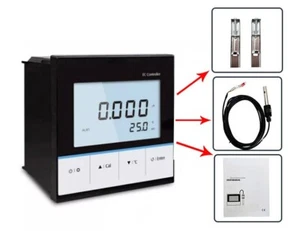 Medidor de conductividad Probador Temp TDS Tester con TDS 0 ~ 50 ppm, máx. 100,0 ppm - Imagen 1 de 20