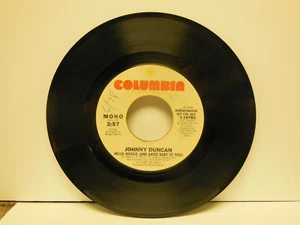 PROMO ! Johnny Duncan: Hello Mexico Stereo/Mono, 45 RPM. VG+ - Picture 1 of 2