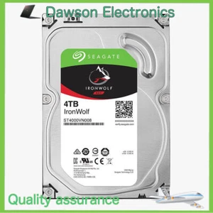 Seagate IronWolf 4TB ST4000VN008 NAS 64MB 6Gb/s SATA 3.5" HDD Hard Disk Drive - Picture 1 of 4