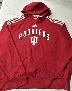 Indiana Hoosiers Adidas Men’s Hoodie (Large) Retails For $65 - Picture 1 of 9