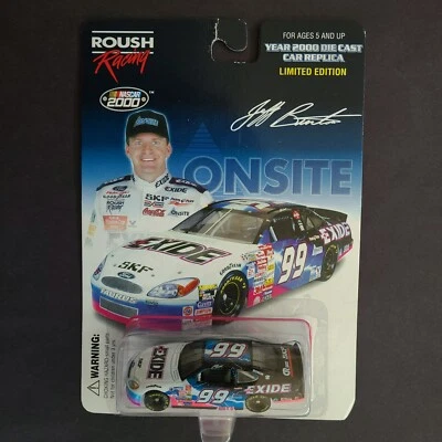 Jeff Burton #99 Roush Racing NASCAR 2000 Exide Ford Taurus Car - Image 1 of 3
