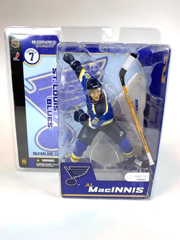 2003 McFarlane Toys "Al MacInnis - HOFer" Action Figure (NHL - Series 7) *New* Cover